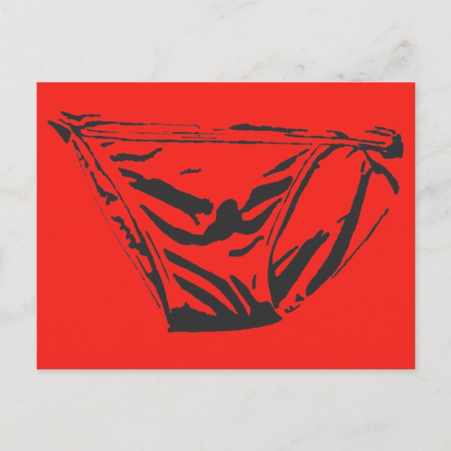 Carte postale Red Briefs (Devant)
