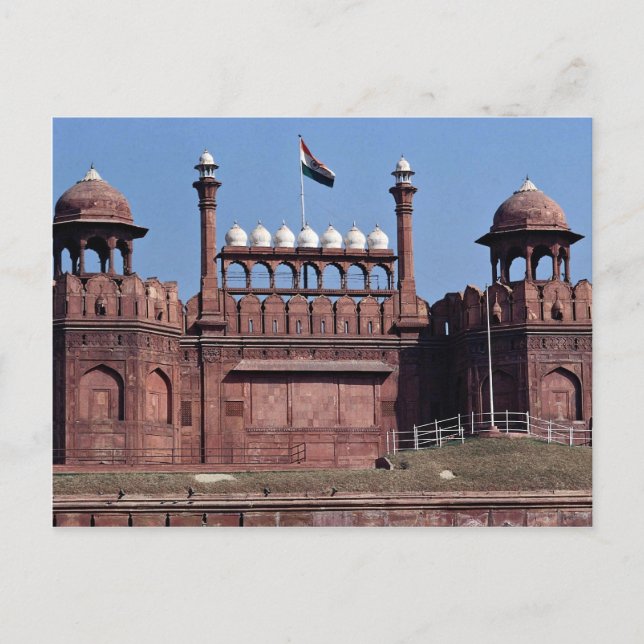 Carte Postale Red Fort, New Delhi, Inde (Devant)