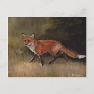 Carte postale Red Fox Art