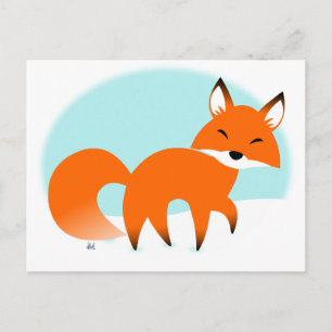 Carte postale Red Fox Holiday