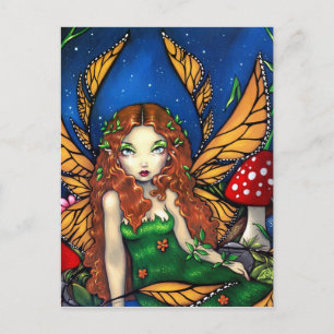 Carte postale "Red Haired Fairy Queen"