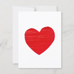 Carte postale Red Heart