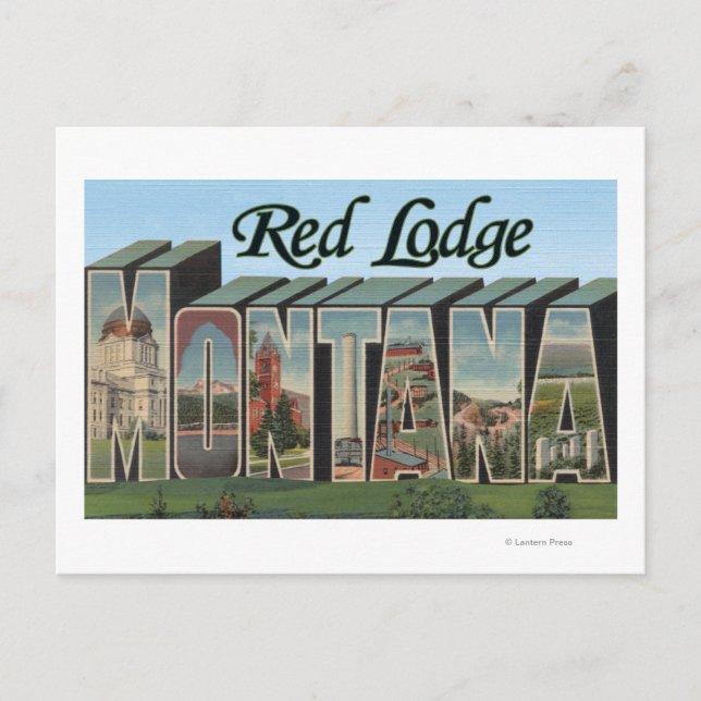 Carte Postale Red Lodge, Montana (Devant)