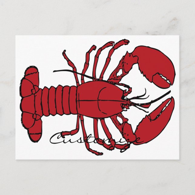 Carte Postale Red Maine Lobster Thunder_Cove (Devant)