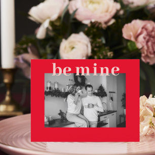 Carte Postale Red & Pink Be Mine   Photo en couple   Valentins P