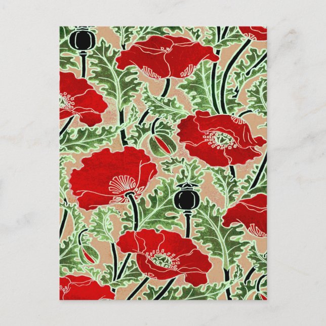 Carte Postale Red Poppy (Devant)