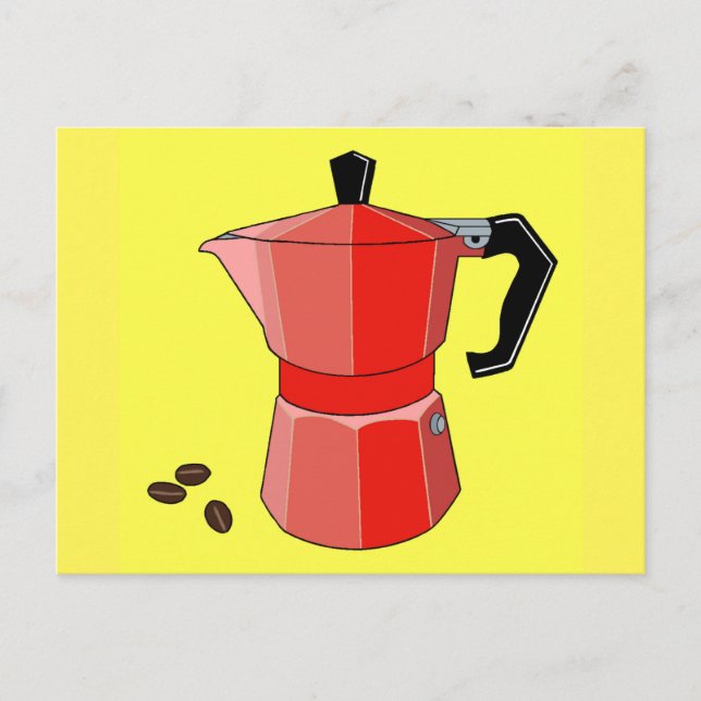 Carte Postale Red Rainbow Espresso (Devant)