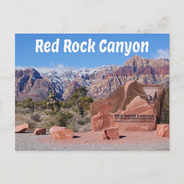 Carte Postale Red Rock Canyon Las Vegas Nevada États-Unis USA (Devant)