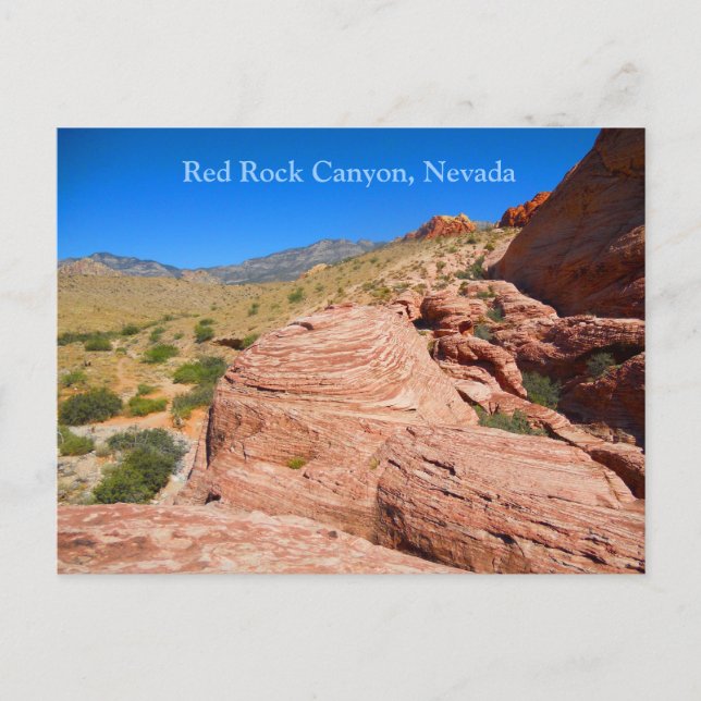 Carte Postale Red Rock Canyon près du Las Vegas Boulevard (Devant)
