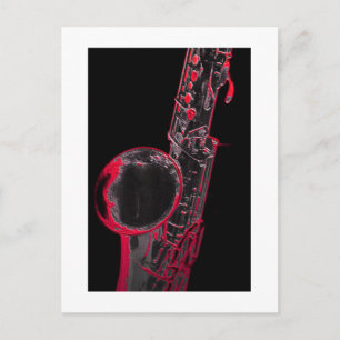 Carte Postale Red Sax