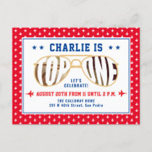 Red TopOne Fighter Pilot Thème premier anniversair