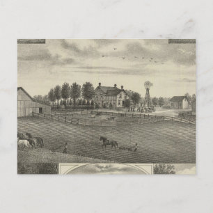 Carte Postale Red Vermillion Stock Farm, Havensville, Kansas