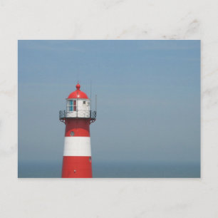 Carte postale Red White Lighthouse