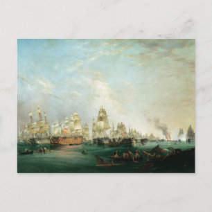 Carte Postale reddition du 'Santissima Trinidad à
