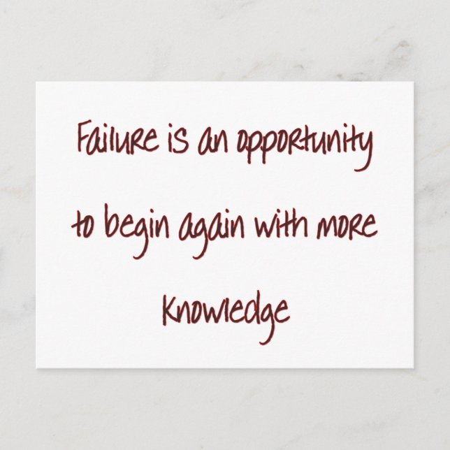 Carte Postale Redémarrer (Devant)