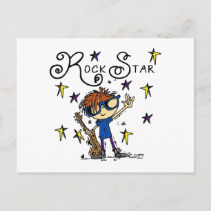 Carte Postale Redhead Boy Rock Star