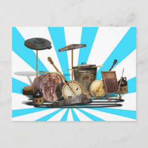 Carte Postale Redneck Rock Band Jeu