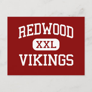 Carte Postale Redwood - Vikings - Moyen - Mille chênes