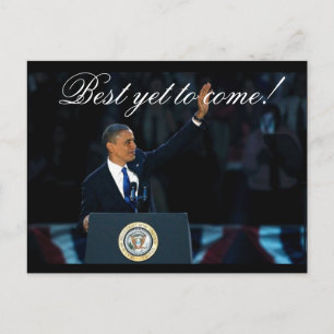 Carte Postale Réélection historique d'OBAMA à venir