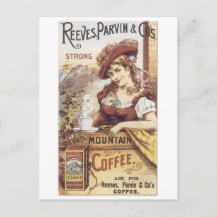 Carte Postale Reeves Parvin & Co. Café