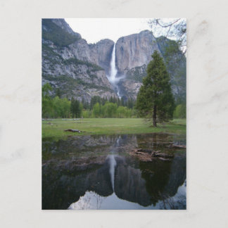 Carte Postale reflet des chutes de Yosemite
