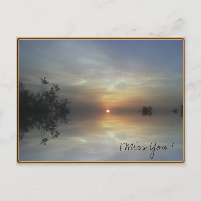 Carte Postale Reflet soleil (Devant)