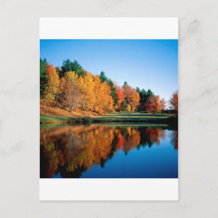Carte Postale Reflets d'Automne Vermont