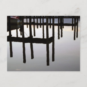 Carte Postale Reflets de la jetée en bois : Derwentwater