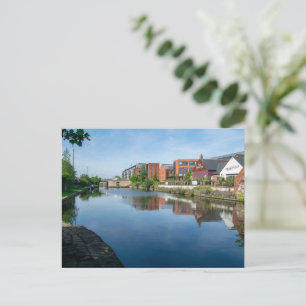 Carte Postale Reflets sur le canal, Wakefield