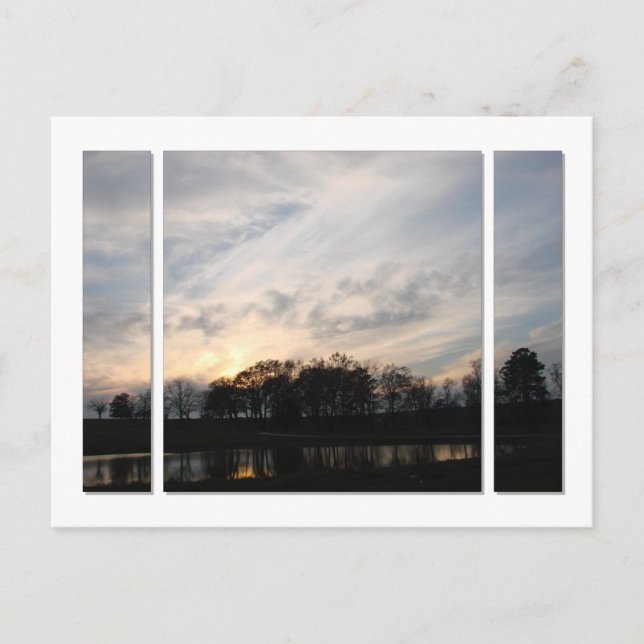 Carte postale Réflexion (Devant)