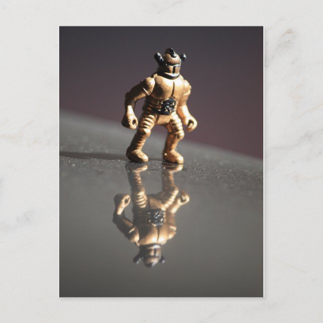 Carte postale Réflexion Alien (Devant)