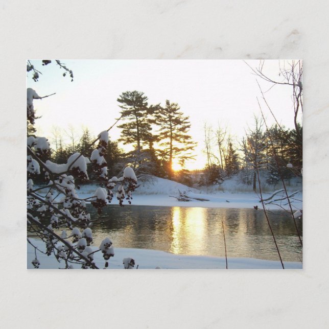 Carte Postale Réflexion de Dawn (Devant)