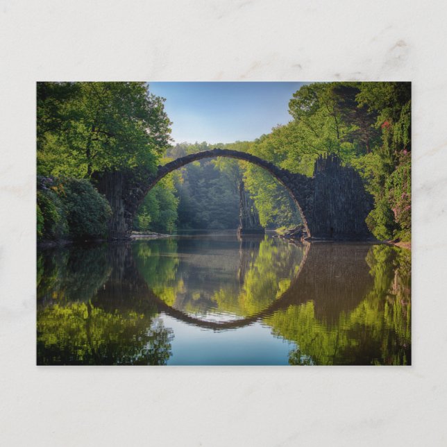 Carte Postale Réflexion du pont d'arc cool (Devant)