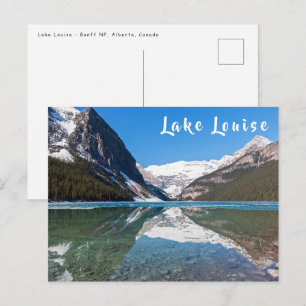 Carte Postale Réflexion sur le lac Louise - Banff NP, Canada