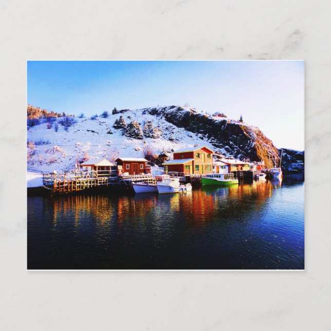 Carte Postale Réflexion Sur Le Lac Quidi Vidi (Devant)