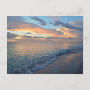 Carte Postale Réflexions Du Coucher Du Soleil Sur L'Eau