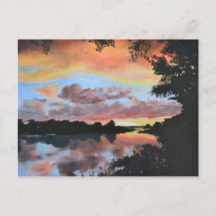 Carte Postale Réflexions du fleuve Zambezi