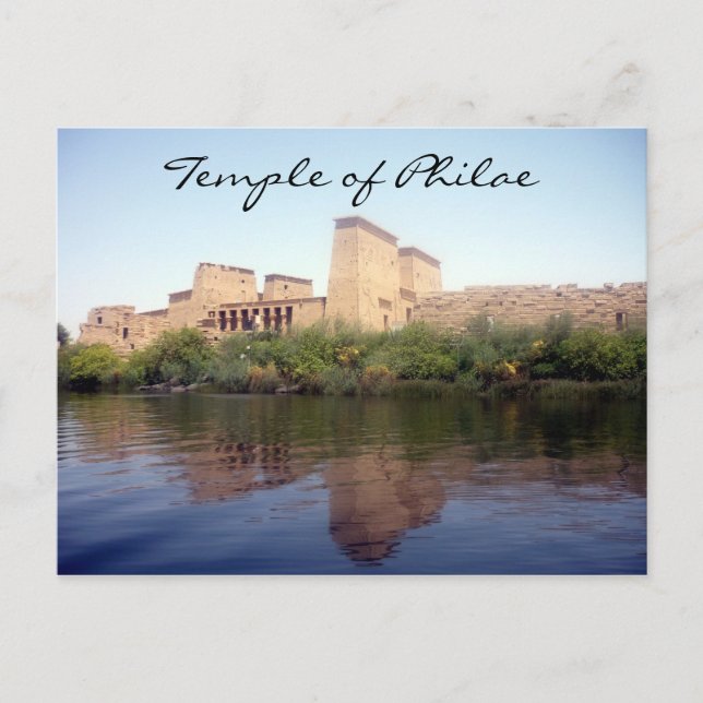 Carte Postale réflexions philae (Devant)