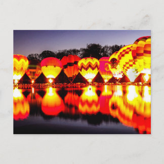 Carte Postale Réflexions sur les ballons à air chaud