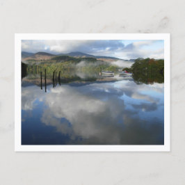 Carte Postale Réflexions sur les bateaux sur Derwentwater