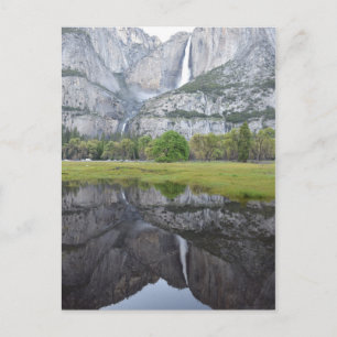 Carte Postale Réflexions sur les chutes de Yosemite