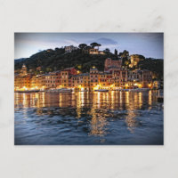 Réflexions sur Portofino, Italia Postcard