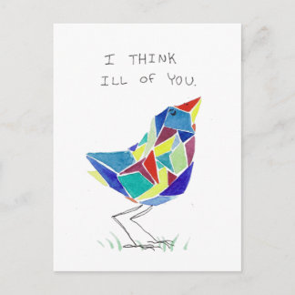 Carte postale refusée