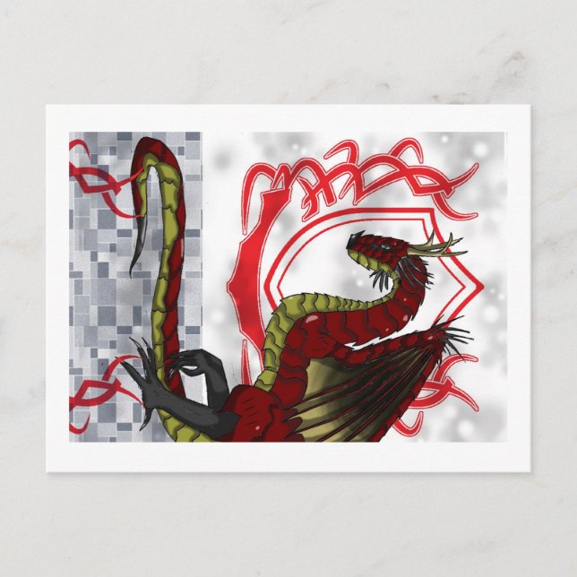 Carte Postale Regal Red Dragon (Devant)