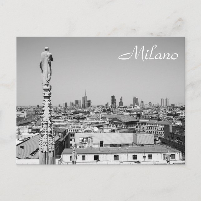 Carte Postale Regard sur Milan (Devant)