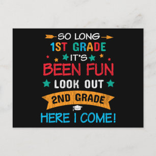 Carte Postale Regardez La 2e Année Ici Je Reviens À L'École