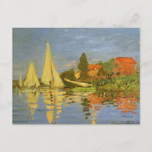 Carte Postale Regatta à Argenteuil par Claude Monet