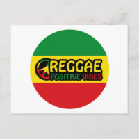 Reggae Musique avec des vibes positives et drapeau