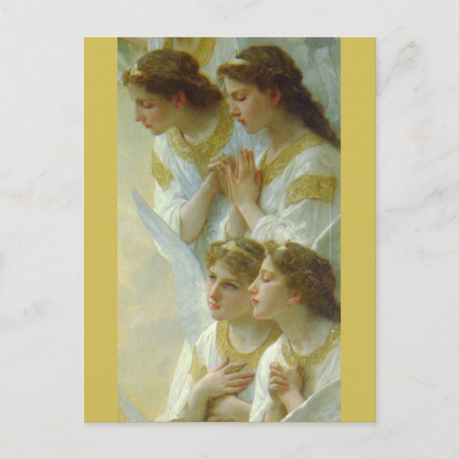 Carte Postale Regina Angelorum, Bouguereau 1900, détail Angels (Devant)
