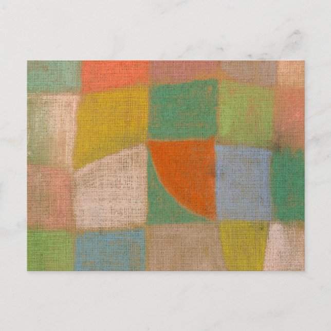 Carte Postale Région harmonisée, 1938 de Paul Klee (Devant)